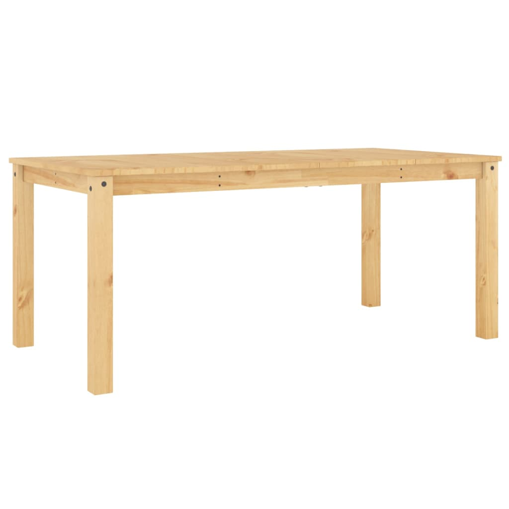 vidaXL Panama Dining Table - 180x90x75 cm | Solid Pine Wood | Minimalist & Elegant Design - BEYRUN