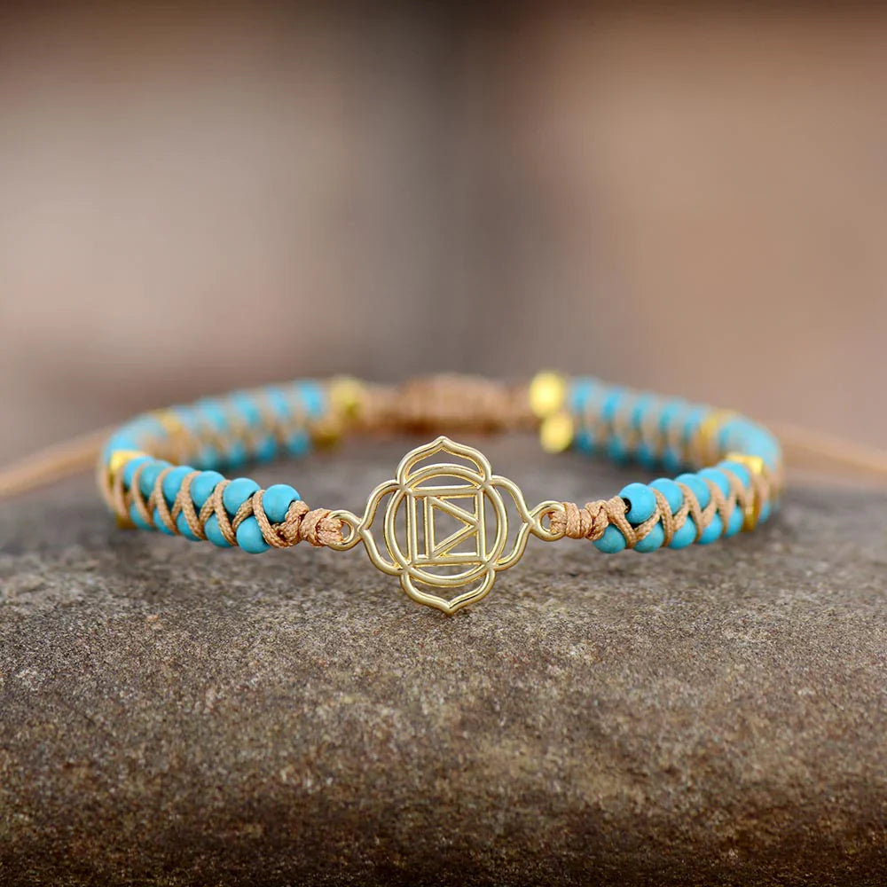 Turquoise Reiki Bracelet – Handmade Healing Jewelry for Harmony & Wellness - BEYRUN