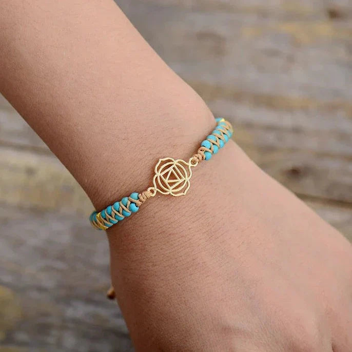 Turquoise Reiki Bracelet – Handmade Healing Jewelry for Harmony & Wellness - BEYRUN