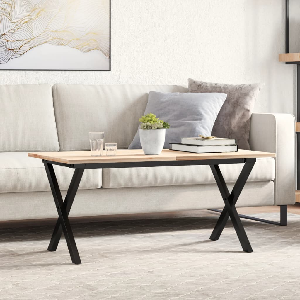 vidaXL Coffee Table Legs X-Frame 90x30x43 cm Steel - Durable and Stylish