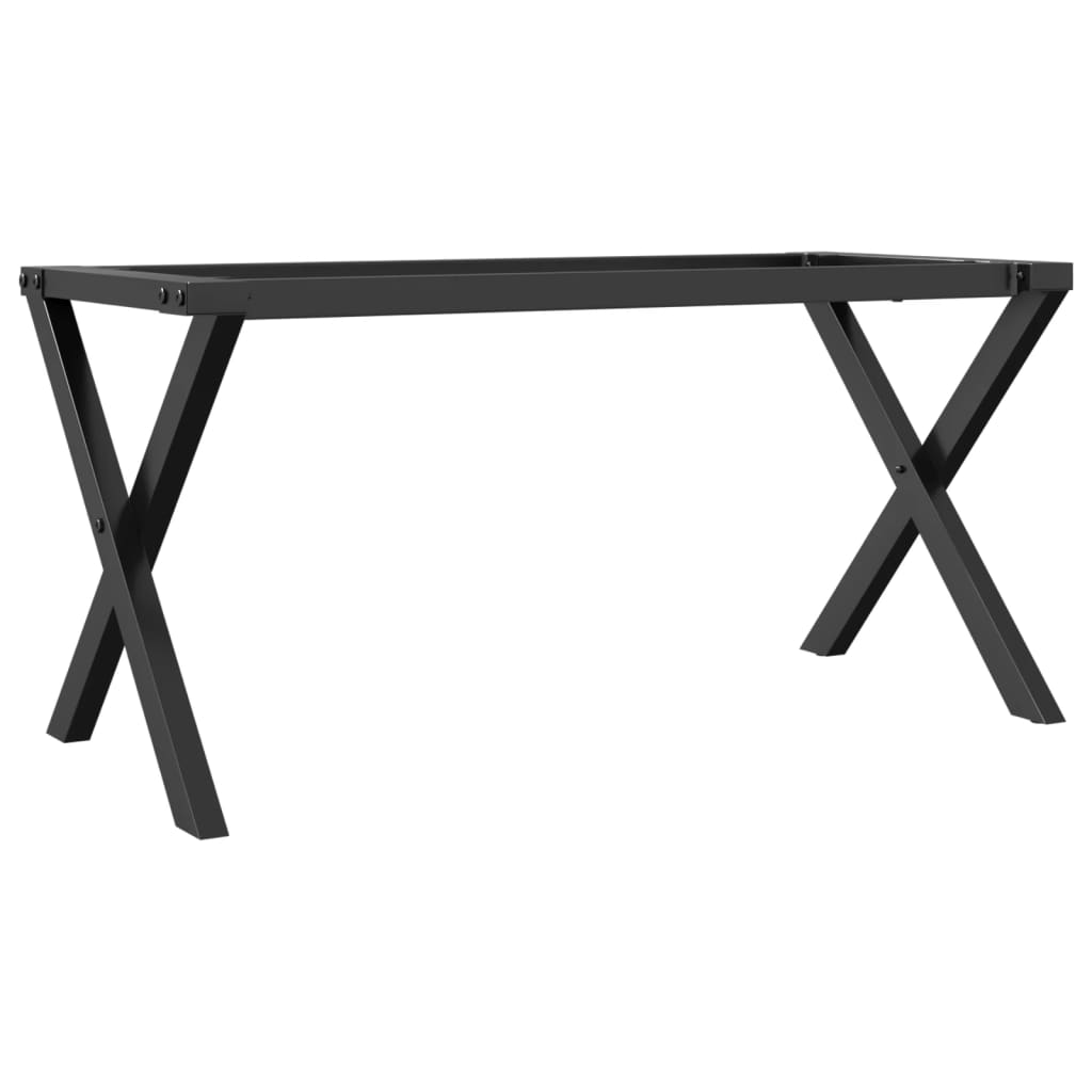 vidaXL Coffee Table Legs X-Frame 90x30x43 cm Steel - Durable and Stylish