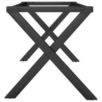 vidaXL Coffee Table Legs X-Frame 90x30x43 cm Steel - Durable and Stylish