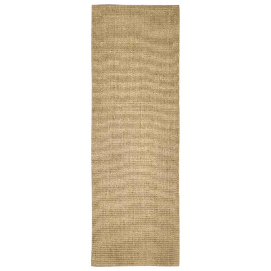 vidaXL Durable Sisal Rug for Cat Scratching Post 100x300 cm | Natural & Eco-Friendly - BEYRUN