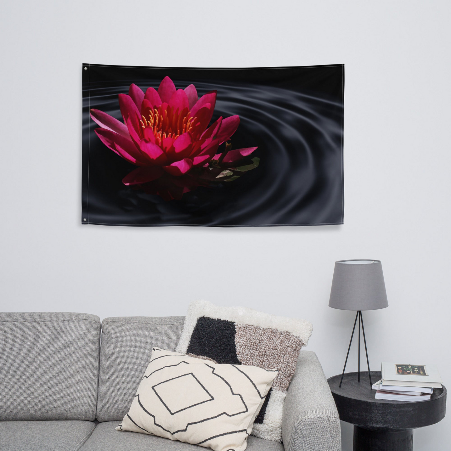 Lily Flower Art Painting Flag Tapestry - Versatile Wall Hanging & Home Decor - BEYRUN