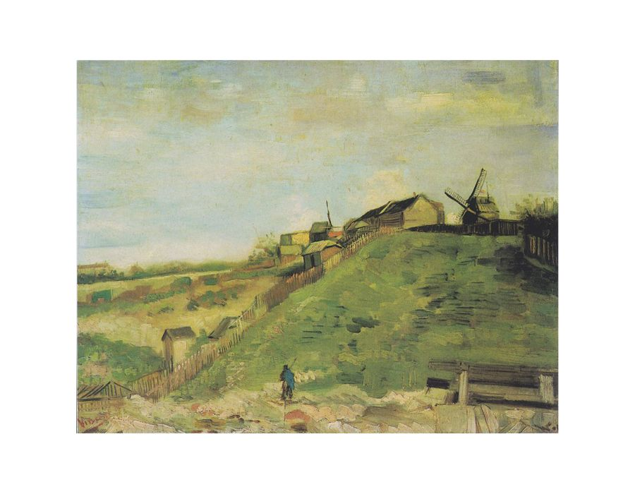 The Hill Of Montmartre by Van Gogh | Premium Canvas Print | Art Reproduction - BEYRUN