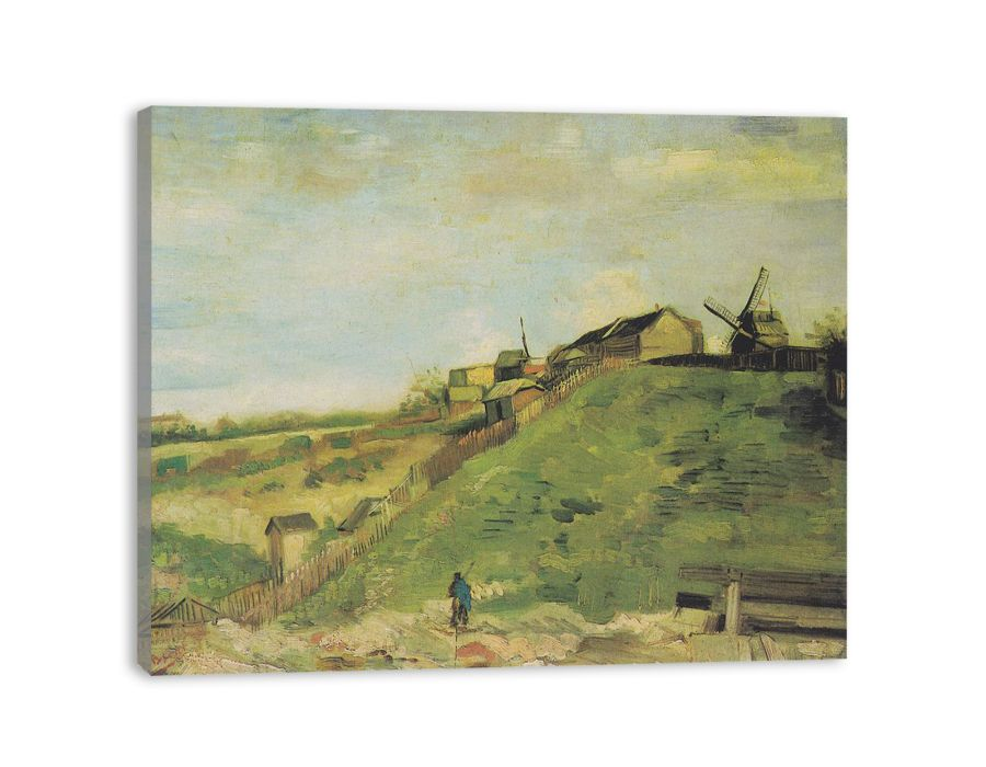 The Hill Of Montmartre by Van Gogh | Premium Canvas Print | Art Reproduction - BEYRUN