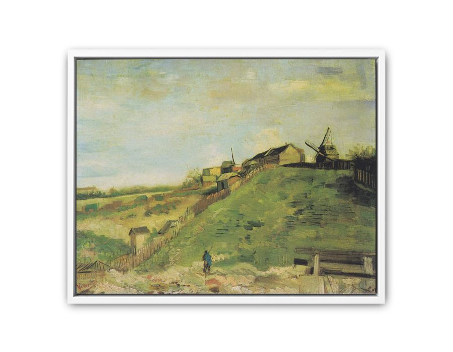 The Hill Of Montmartre by Van Gogh | Premium Canvas Print | Art Reproduction - BEYRUN