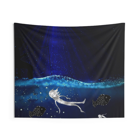 Fish Fine Art Tapestry - High-Quality Polyester Wall Art for Home Decor - BEYRUN