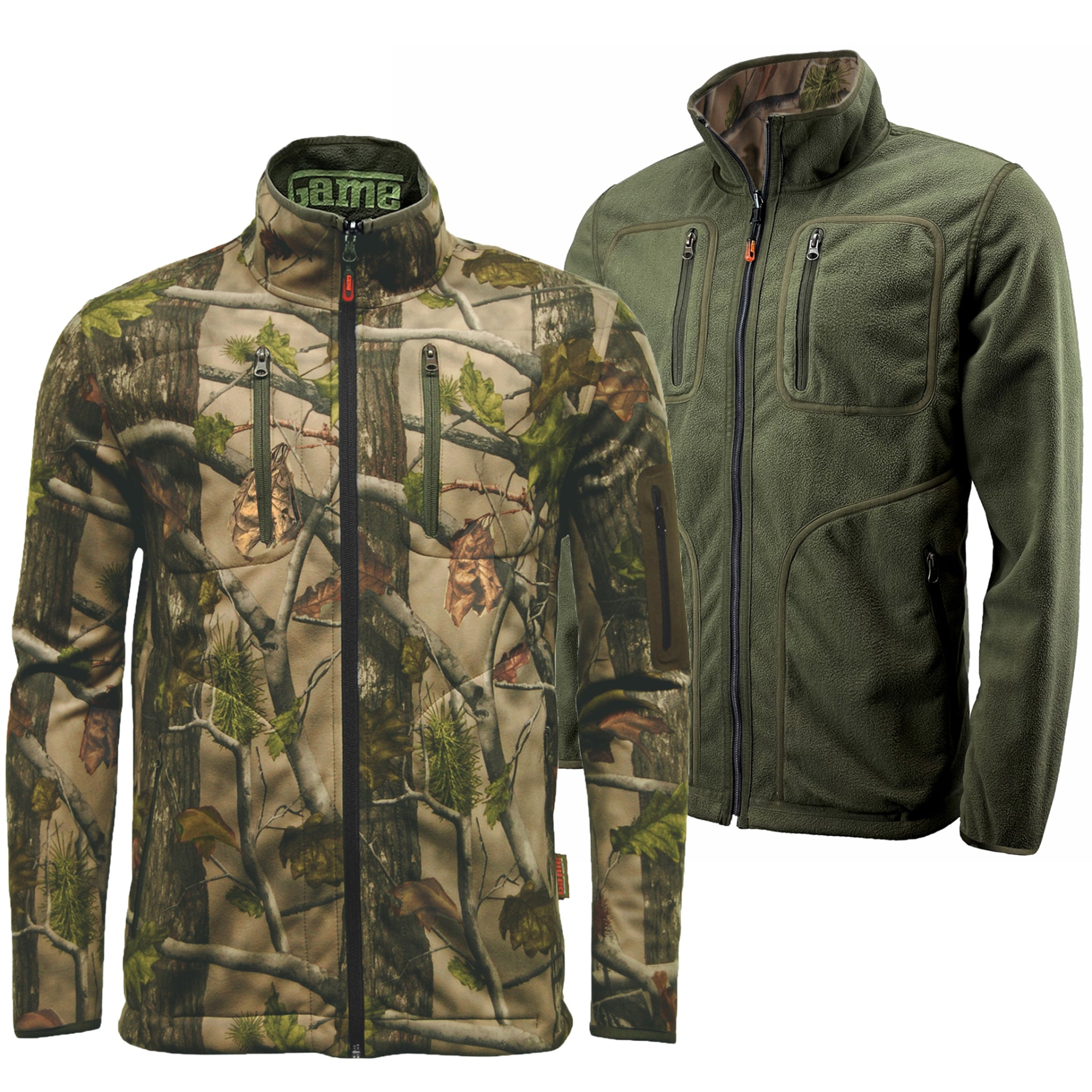 Game HB211 Pursuit Reversible Camouflage Jacket - Perfect for Hunting, Fishing & Shooting - BEYRUN