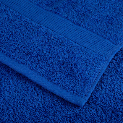 vidaXL 8 Piece Premium Towel Set in SOLUND Blue - Ultra Soft, Absorbent, 600 GSM, 100% Cotton, OEKO-TEX Certified - BEYRUN