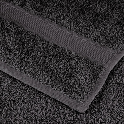 vidaXL 8 Piece Premium Towel Set SOLUND Anthracite 600 gsm - Ultra-Soft & Highly Absorbent, OEKO-TEX Certified - BEYRUN