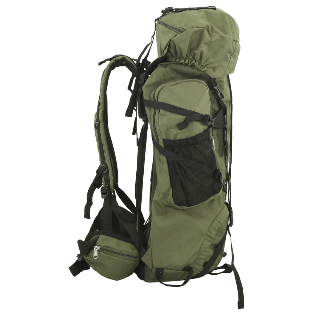 vidaXL Hiking Backpack Army Green 80 L Oxford Fabric - BEYRUN