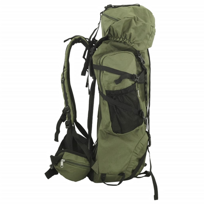 vidaXL Hiking Backpack Army Green 80 L Oxford Fabric - BEYRUN