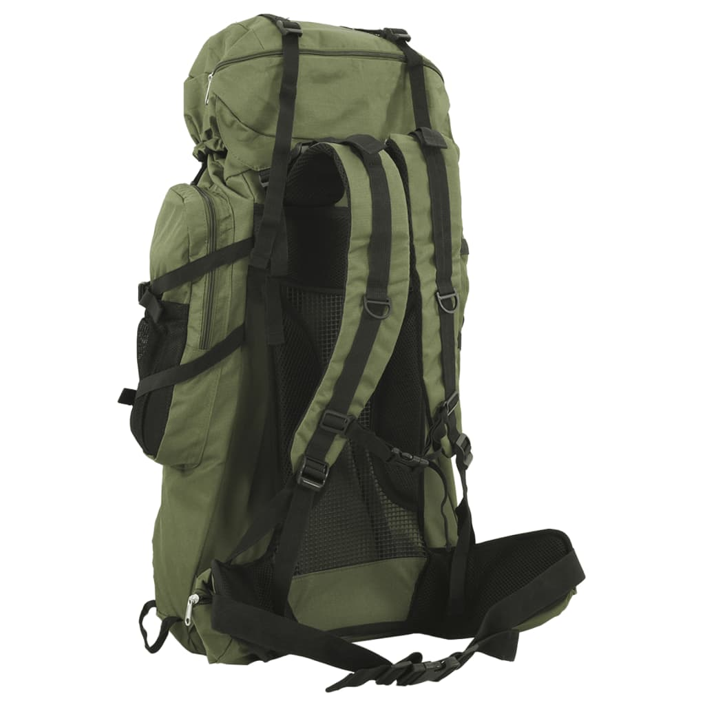 vidaXL Hiking Backpack Army Green 80 L Oxford Fabric - BEYRUN