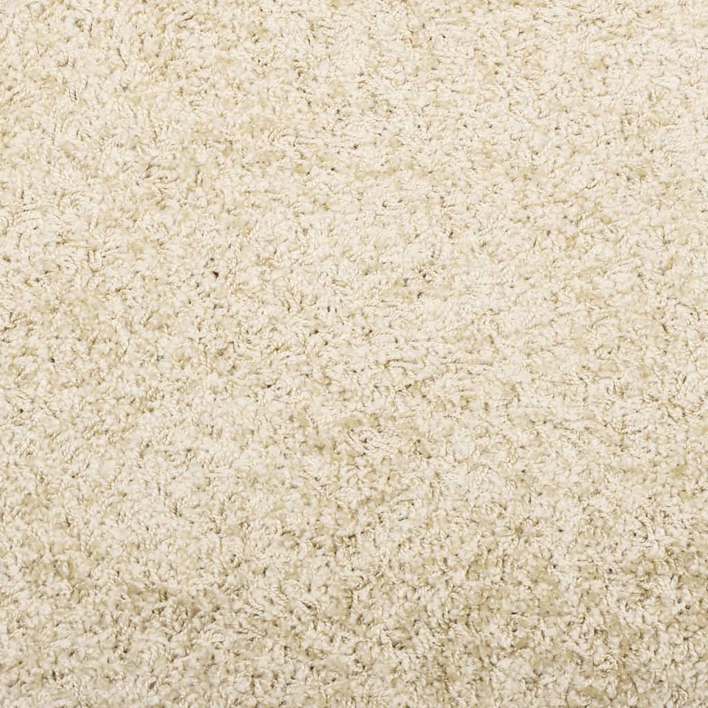 vidaXL Shaggy Rug PAMPLONA | Luxurious High Pile Modern Gold Rug – Soft & Fluffy, Easy to Clean, OEKO-TEX Certified, 280 cm Diameter - BEYRUN