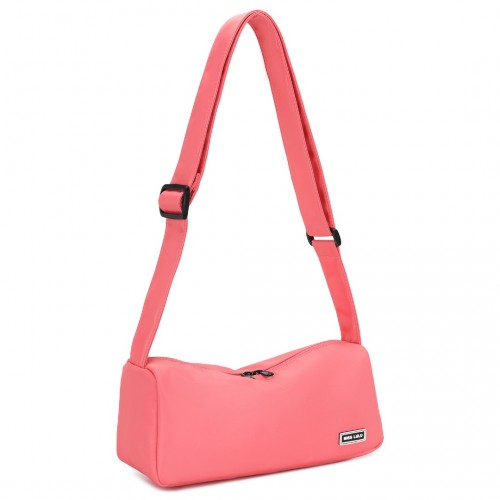 Miss Lulu Vintage Chic Pink Crossbody Bag - Lightweight & Water-Resistant - Ideal for Daily Use - BEYRUN