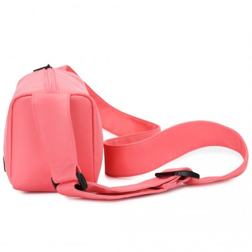 Miss Lulu Vintage Chic Pink Crossbody Bag - Lightweight & Water-Resistant - Ideal for Daily Use - BEYRUN