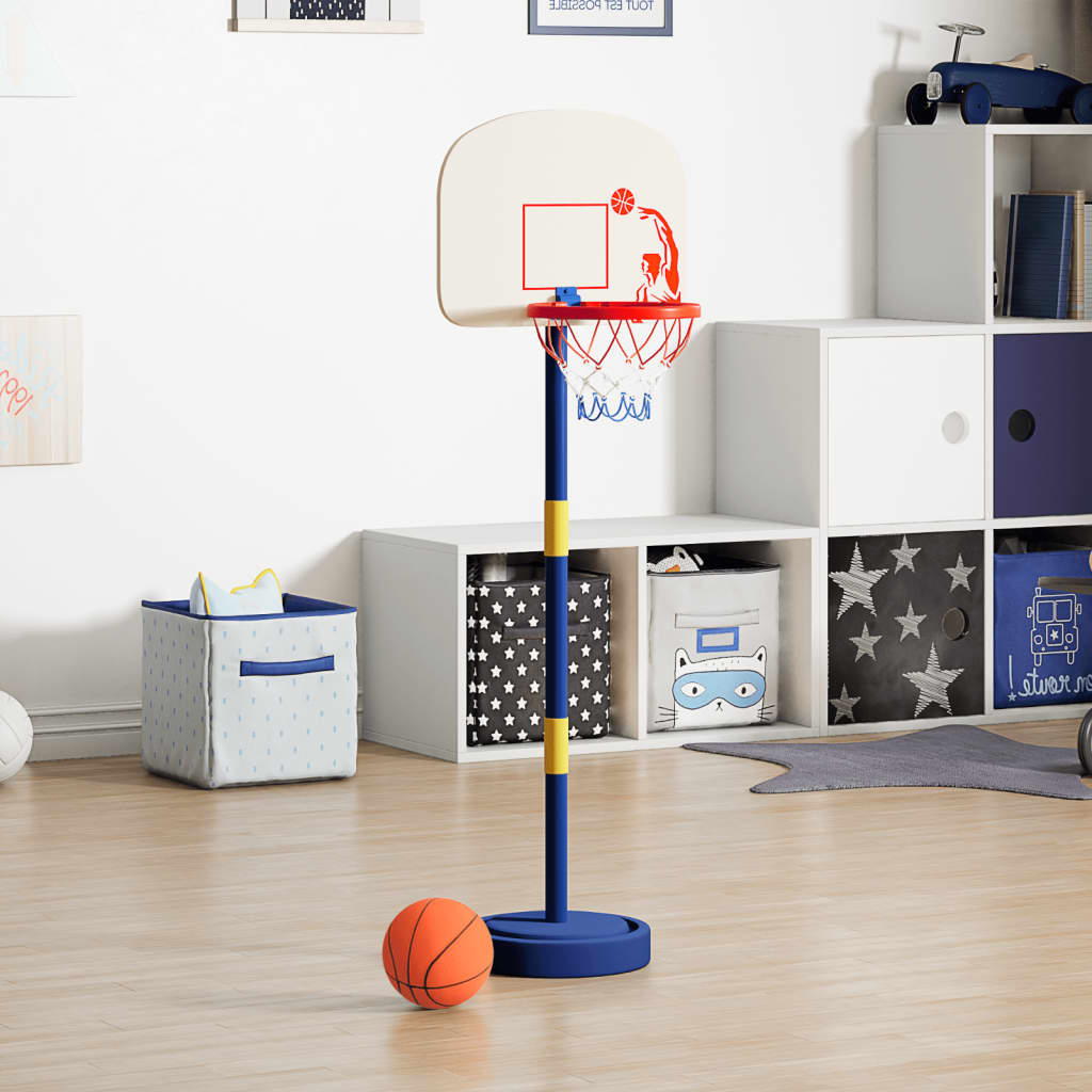 vidaXL Adjustable Basketball Stand with Ball and Pump - Height 90/121 cm - BEYRUN