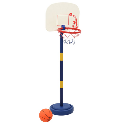 vidaXL Adjustable Basketball Stand with Ball and Pump - Height 90/121 cm - BEYRUN