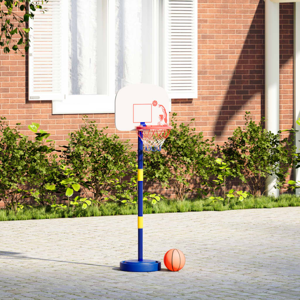 vidaXL Adjustable Basketball Stand with Ball and Pump - Height 90/121 cm - BEYRUN