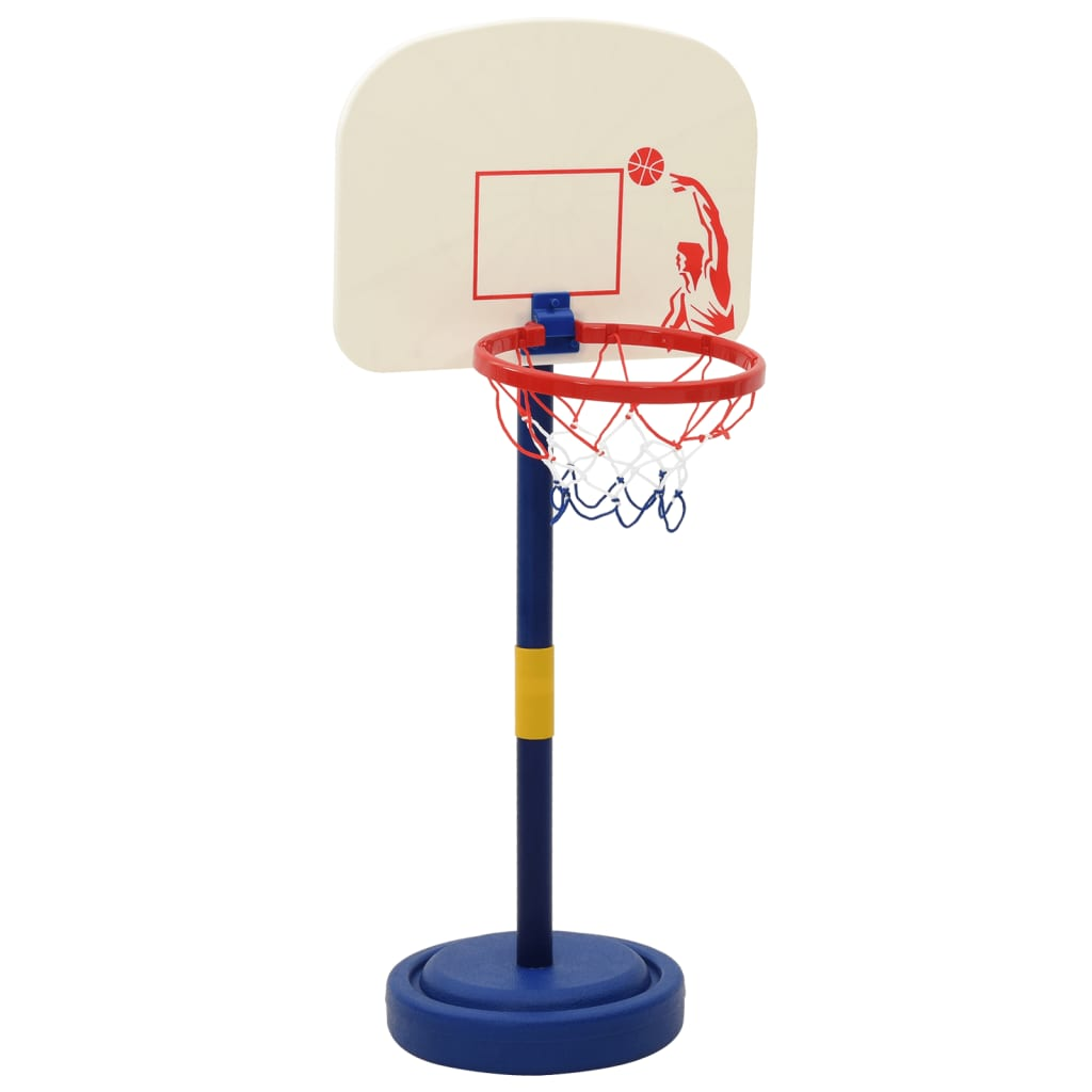 vidaXL Adjustable Basketball Stand with Ball and Pump - Height 90/121 cm - BEYRUN