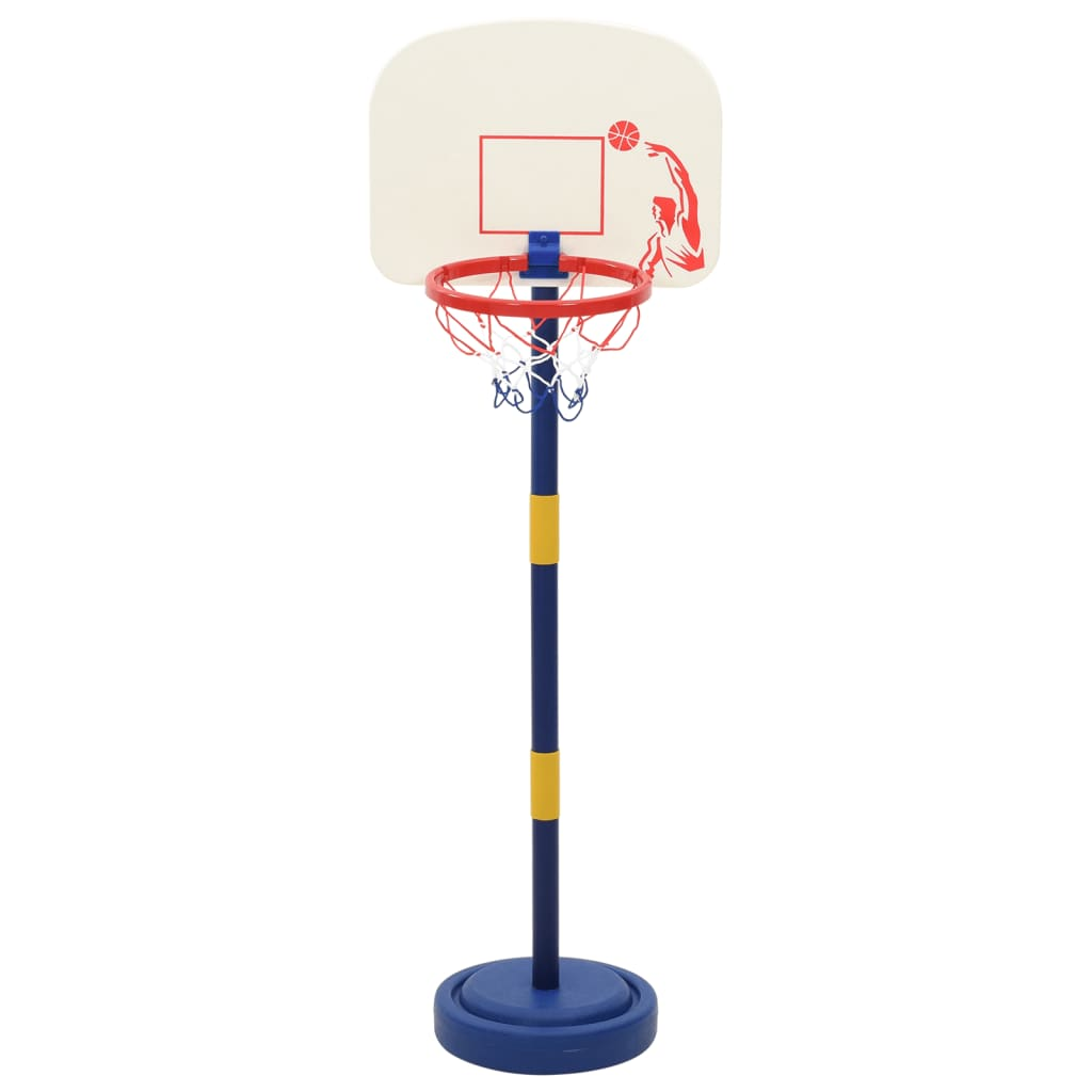 vidaXL Adjustable Basketball Stand with Ball and Pump - Height 90/121 cm - BEYRUN