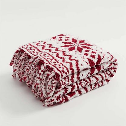 Cozy Christmas Chunky Knit Blankets - Warm, Breathable & Stylish