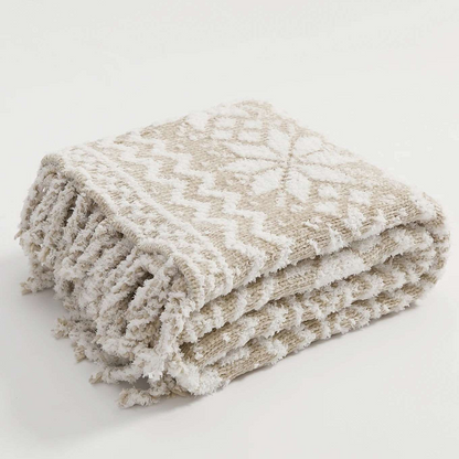 Cozy Christmas Chunky Knit Blankets - Warm, Breathable & Stylish