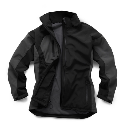 StandSafe WK009 Two Tone SoftShell Jacket - Water Resistant, Windproof & Breathable - Ideal for Work and Leisure - BEYRUN