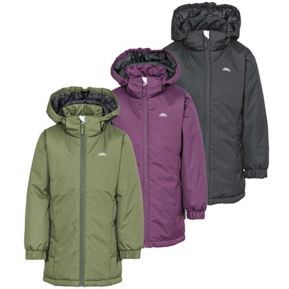 Girls Trespass Primula Padded Water Resistant School Jacket - Stay Warm & Dry - BEYRUN