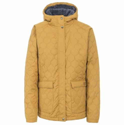 Trespass Ladies Tempted Jacket - Quilted, Lightly Padded, Fleece Lined Hood - Stay Warm and Chic - BEYRUN