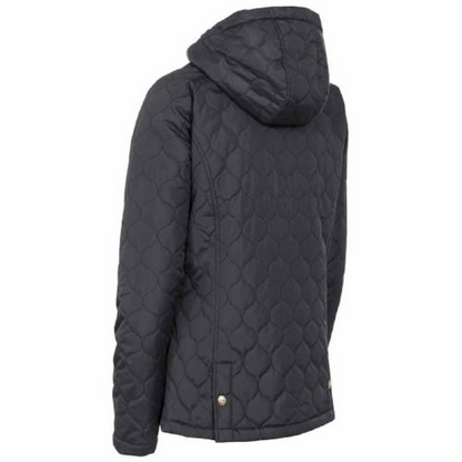 Trespass Ladies Tempted Jacket - Quilted, Lightly Padded, Fleece Lined Hood - Stay Warm and Chic - BEYRUN