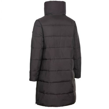 Ladies Trespass Faith Padded Long Length Jacket - Stylish, Water Resistant & Windproof - BEYRUN